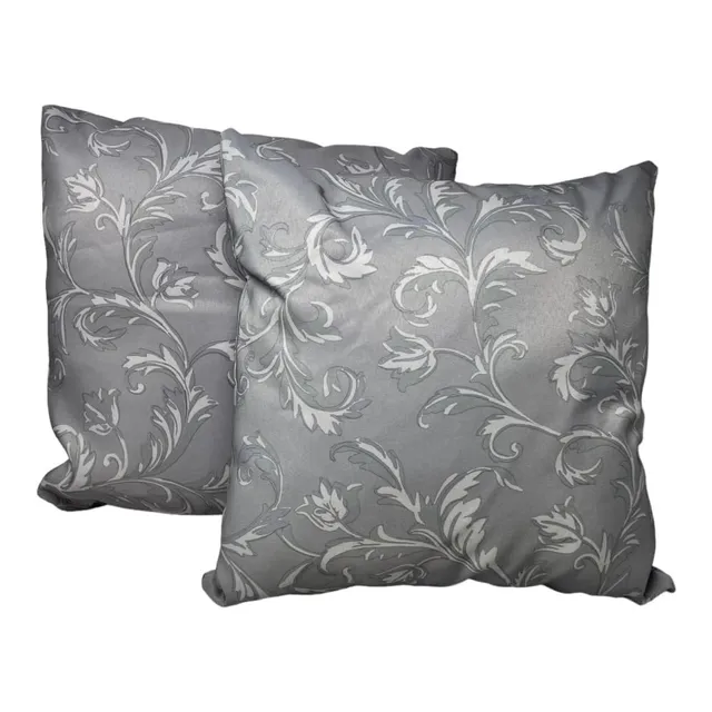 jet-line-nizza-deko-kissen-40x40cm-grau-floral-2er-set-outdoor-mit-f-llung image 1