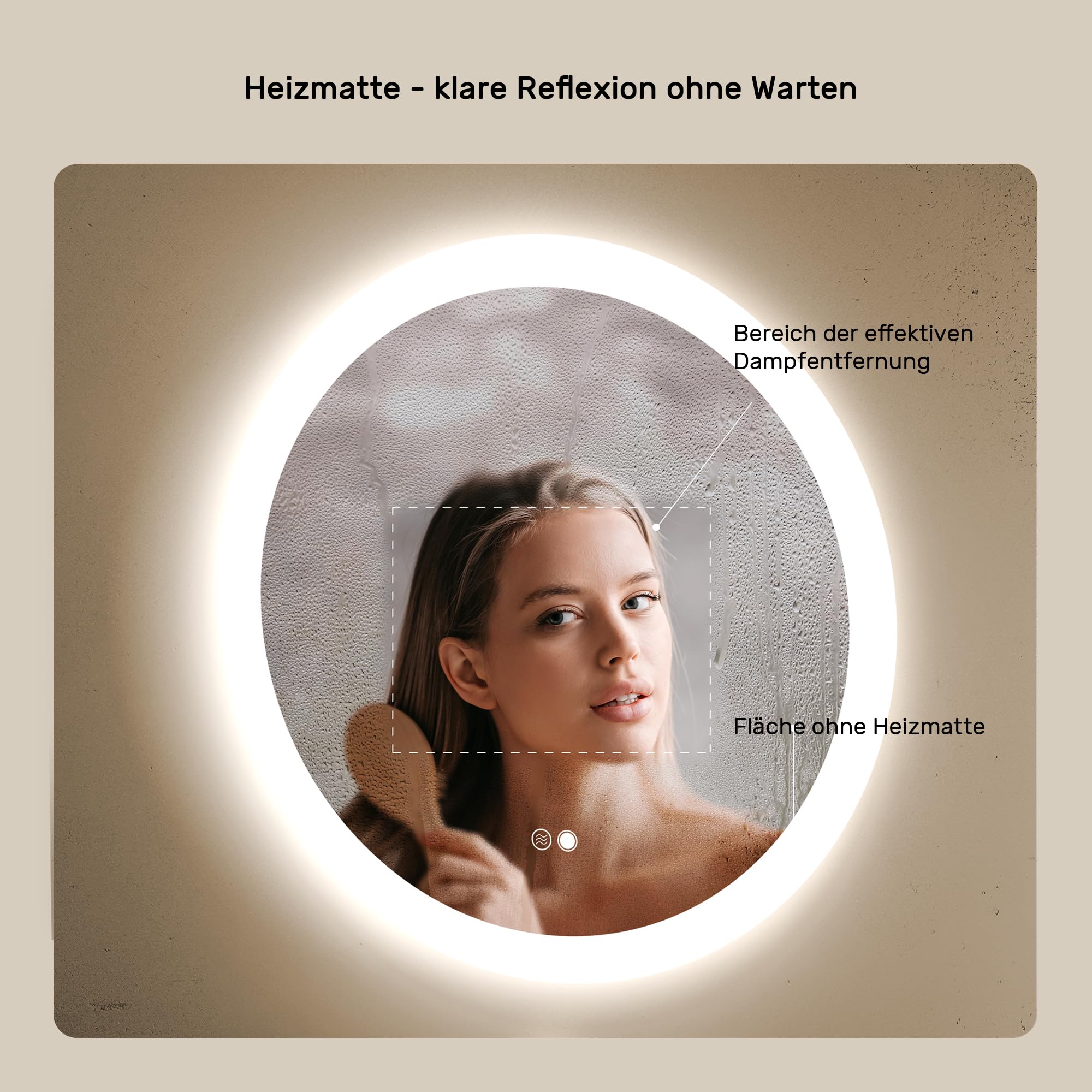 artforma-runder-led-badspiegel-60-cm-touch-3000k-6500k-mit-heizmatte image 5