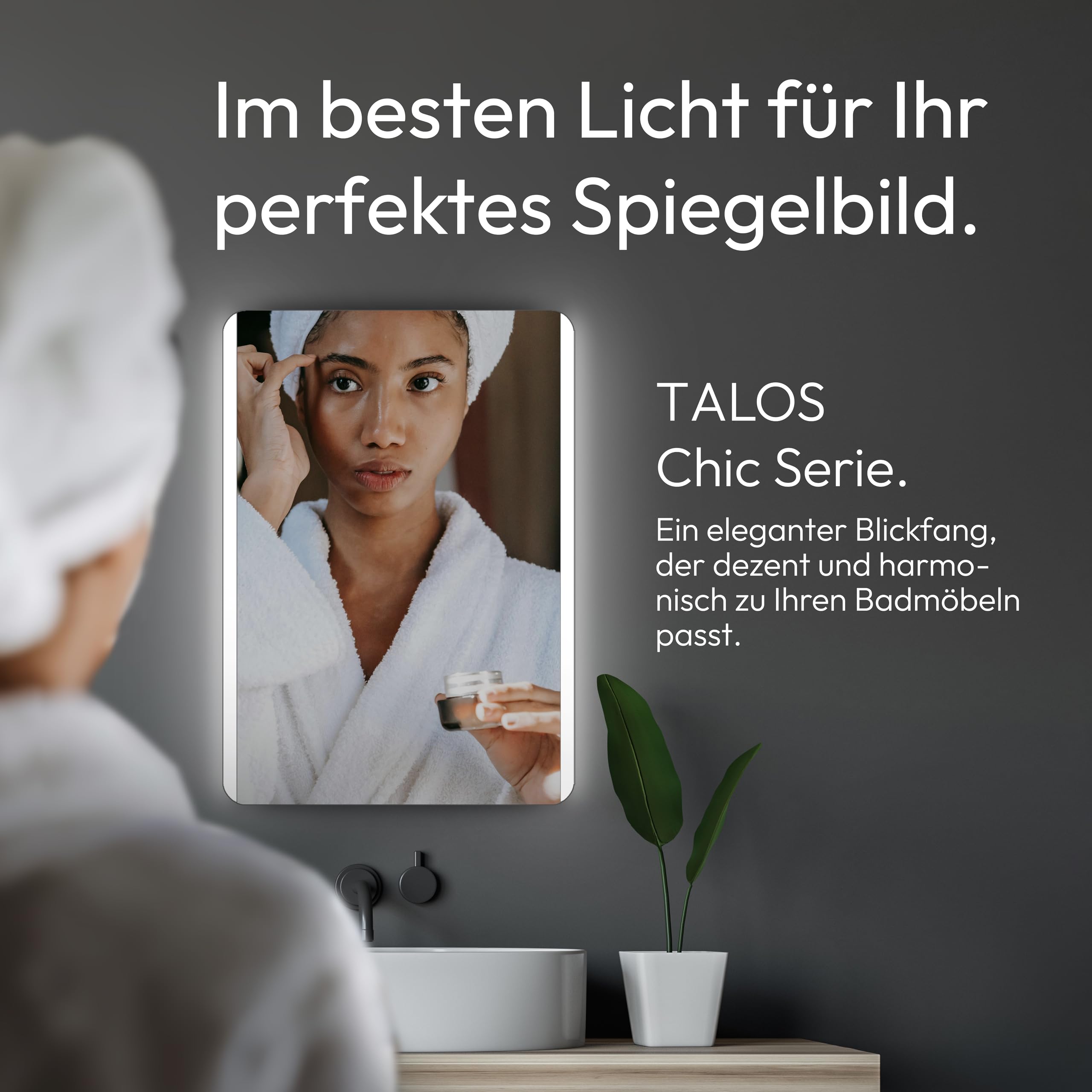 talos-badspiegel-chic-50-x-70-cm-badezimmerspiegel-mit-beleuchtung-hinterleuchte image 2