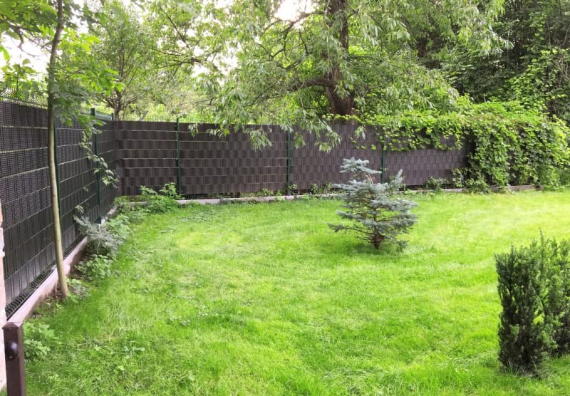 jet-line-premium-polyrattan-zaunstreifen-255-x-19-cm-dunkelbraun image 3