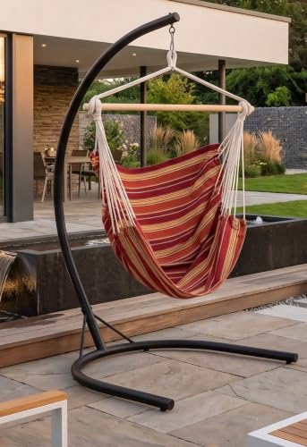jet-line-h-ngesessel-relax-iii-rot-orange-gestreift-baumwolle-130x110-cm image 7