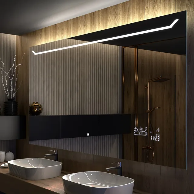 artforma-led-badspiegel-mit-rahmen-150x60-cm image 1