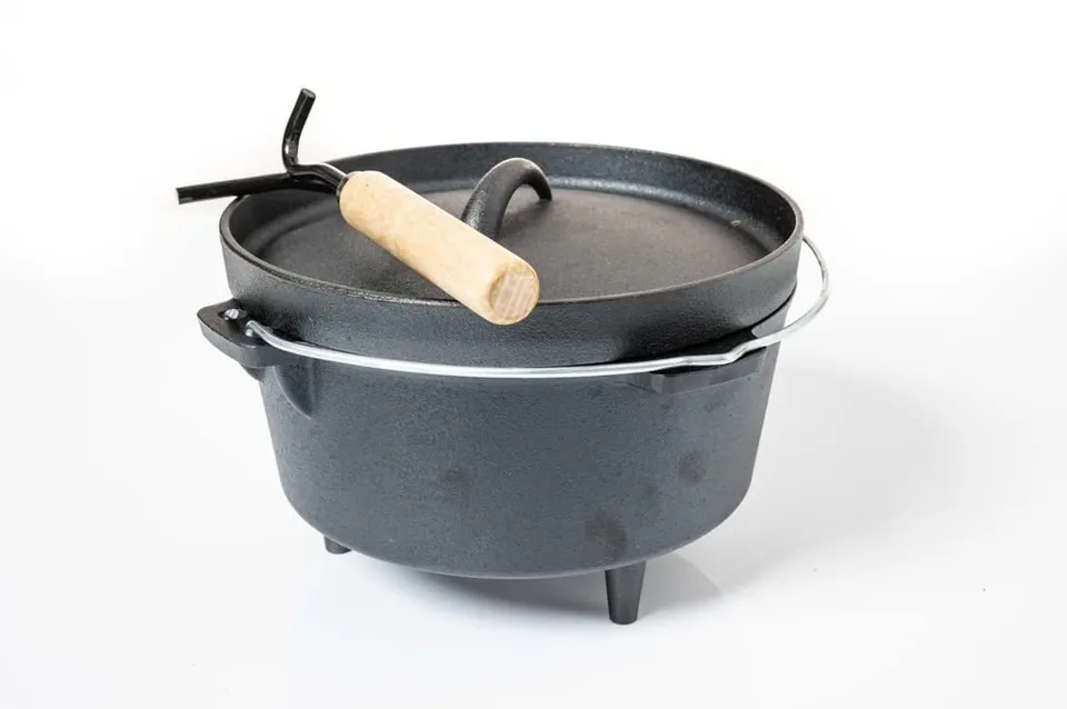 jet-line-arkansas-dutch-oven-3-liter-gusseisen-schwarz-mit-deckelheber image 1