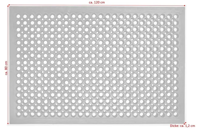 jet-line-mona-fu-matte-60-x-90-cm-gummi-schmutzfangmatte-schwarz image 1