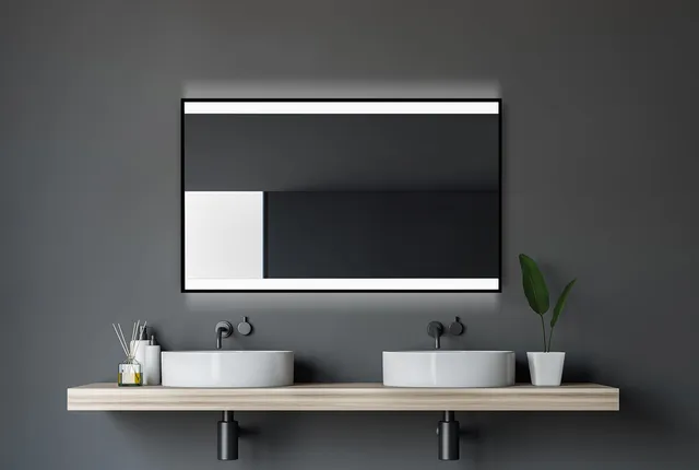 talos-black-shine-led-badspiegel-120x70-cm-matt-schwarz image 1
