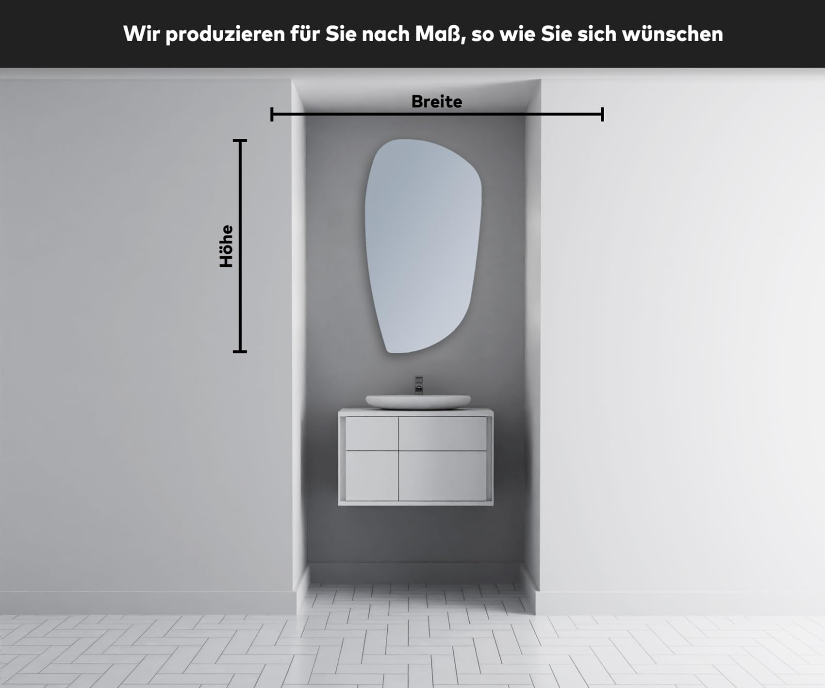 artforma-ppi221-led-badspiegel-84x154-cm-asymmetrisch-ohne-rahmen image 2