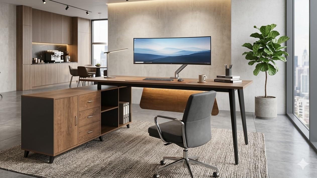 jet-line-san-paulo-2m-winkelschreibtisch-mit-sideboard-chefschreibtisch-nussbaum image 3