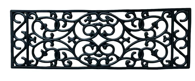 jet-line-scala-ornament-stufenmatte-gummi-75x25-cm-schwarz-mit-winkelkante image 1