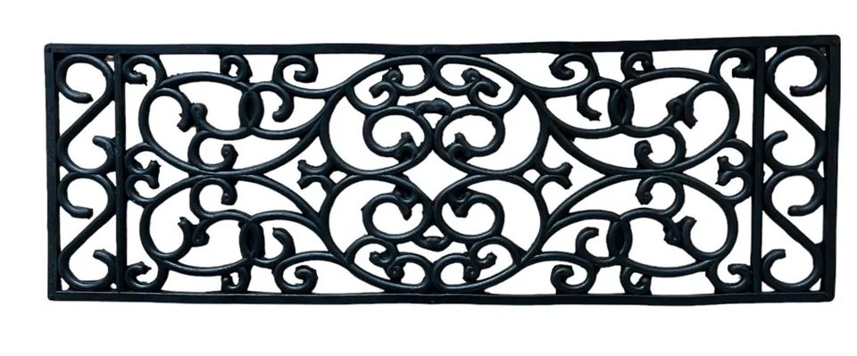 jet-line-scala-ornament-stufenmatte-gummi-75x25-cm-schwarz-mit-winkelkante image 1