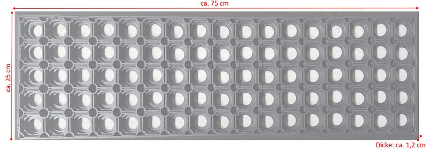 jet-line-treppenmatte-gerlinde-gummi-25x75-cm-schwarz image 2