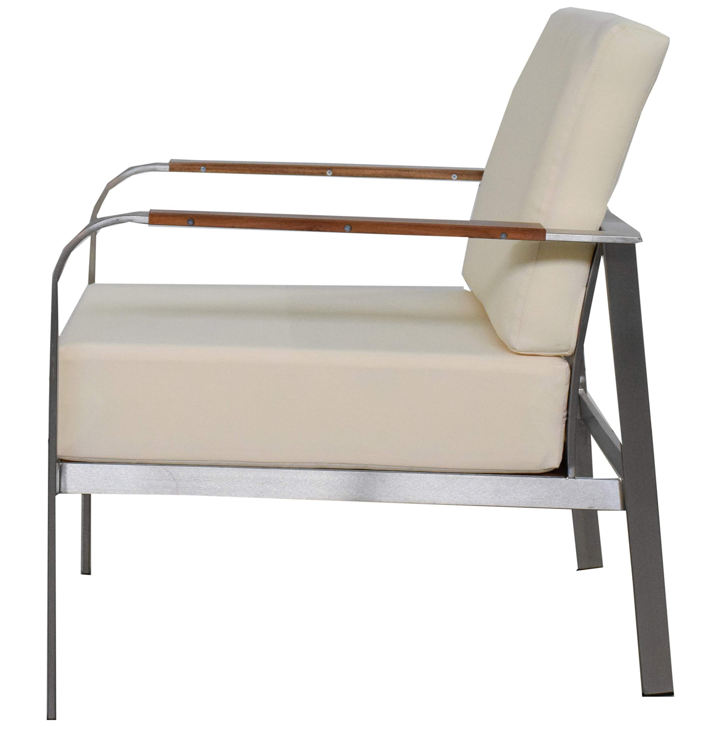 jet-line-aphrodite-garten-sessel-creme-edelstahlrahmen-lounge-stuhl image 4