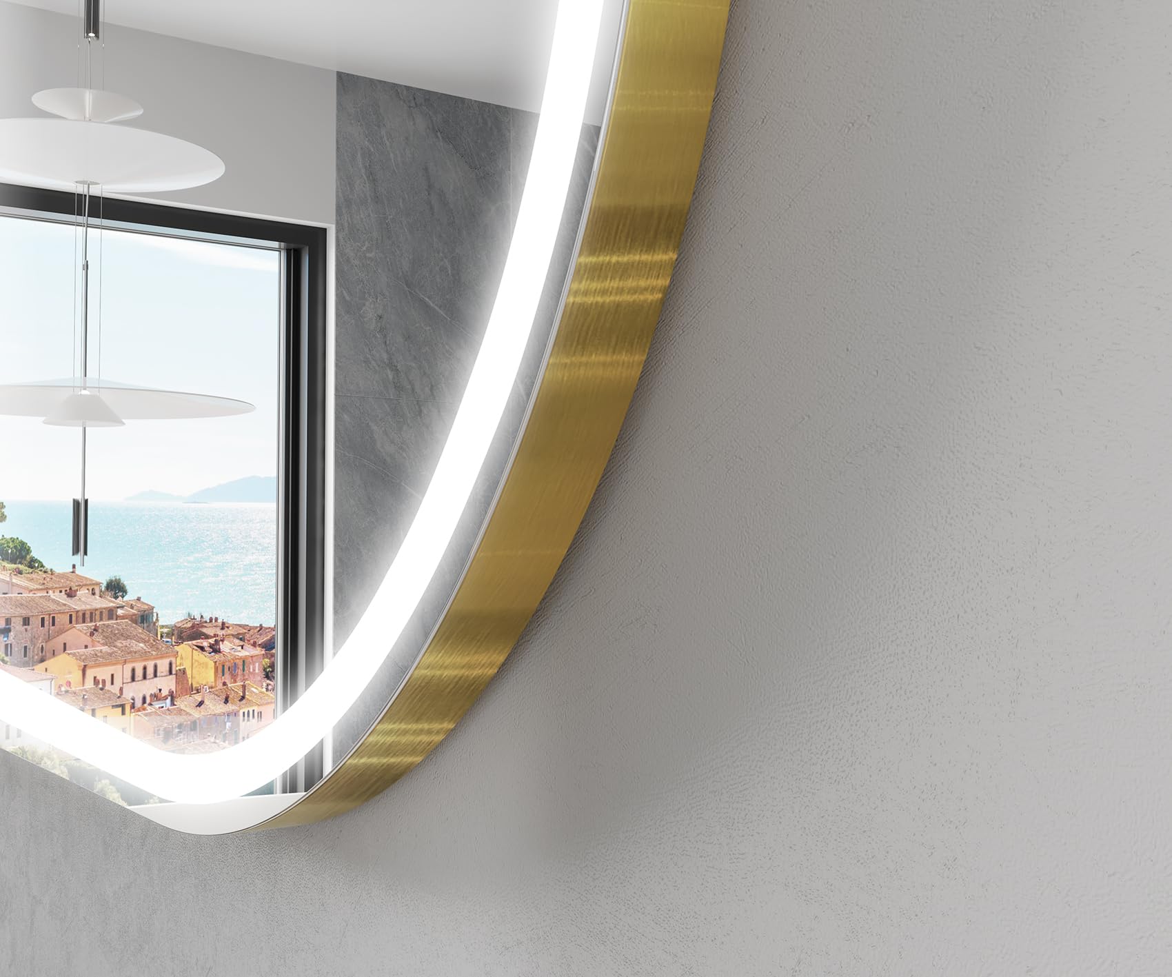 artforma-premiumline-led-badspiegel-asymmetrisch-70x50-cm-pok230-mit-rahmen image 2