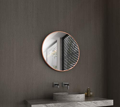 talos-noble-rundspiegel-60-cm-wandspiegel-matt-kupfer-mit-aluminiumrahmen-und-le image 7
