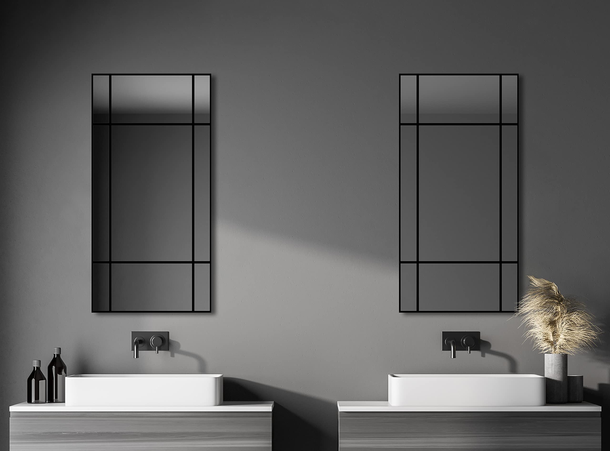 talos-black-square-wandspiegel-60x120-cm-mit-rahmen image 1