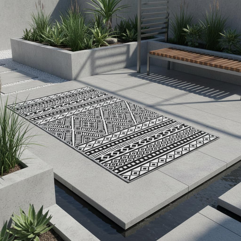 jet-line-scarlett-outdoor-teppich-150-x-240-cm-schwarz-polypropylen image 7