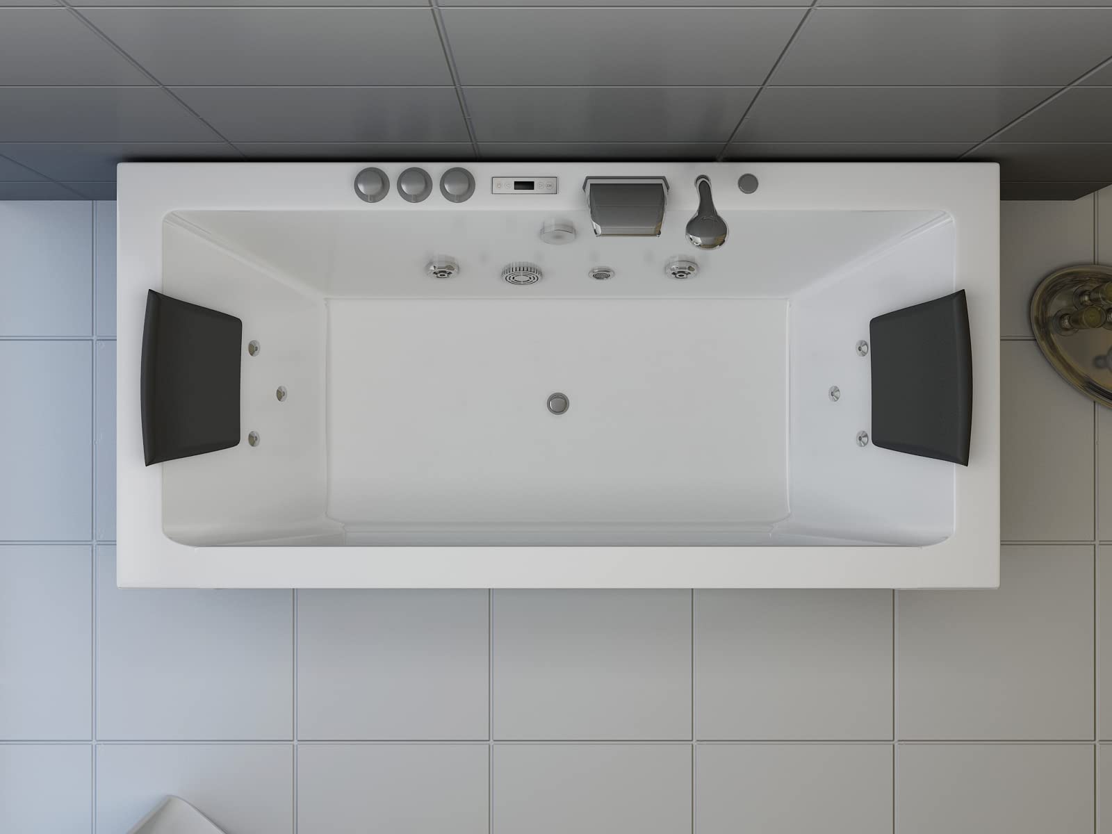 jet-line-whirlpool-lugano-eckbadewanne-xxl-1850x900-mm-f-r-2-personen-mit-heizun image 2