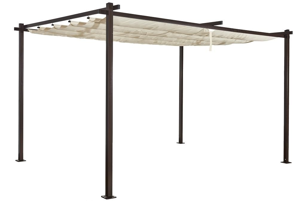 jet-line-luxor-light-metall-pavillon-4-x-3-m-anthrazit-beige-pergola-mit-schiebe image 8