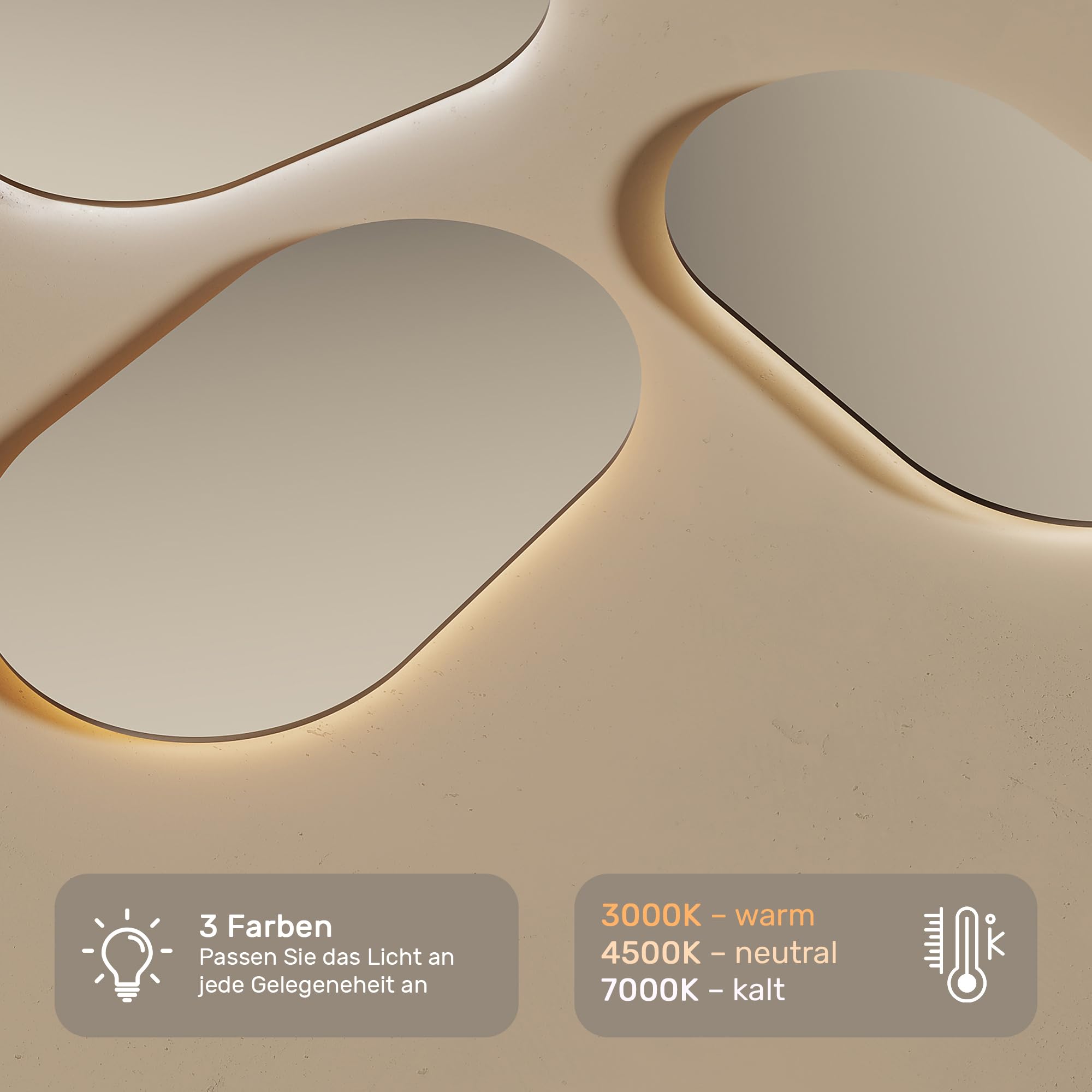 artforma-ambientline-led-badspiegel-oval-100x70-cm-mit-dual-led-und-touch image 3