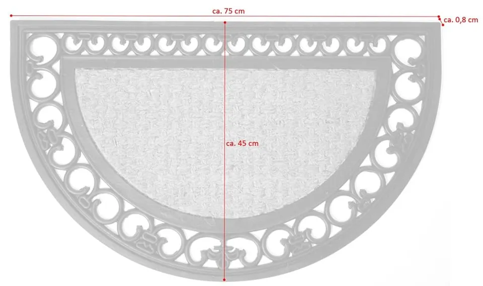 jet-line-sabine-outdoor-fu-matte-halbrund-45-x-75-cm-kokos-gummi-ornament image 1