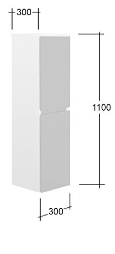 jet-line-badschrank-aiger-hochschrank-wei-hochglanz image 2