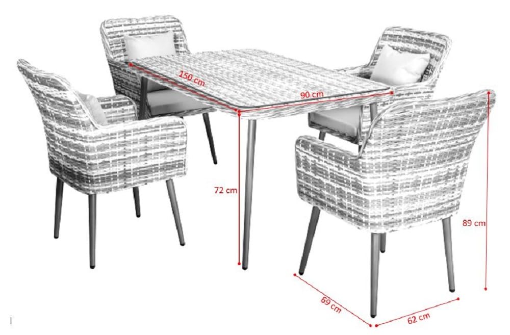 jet-line-lima-gartenm-bel-set-essgruppe-grau-polyrattan-4-st-hle-tisch-150-cm image 7