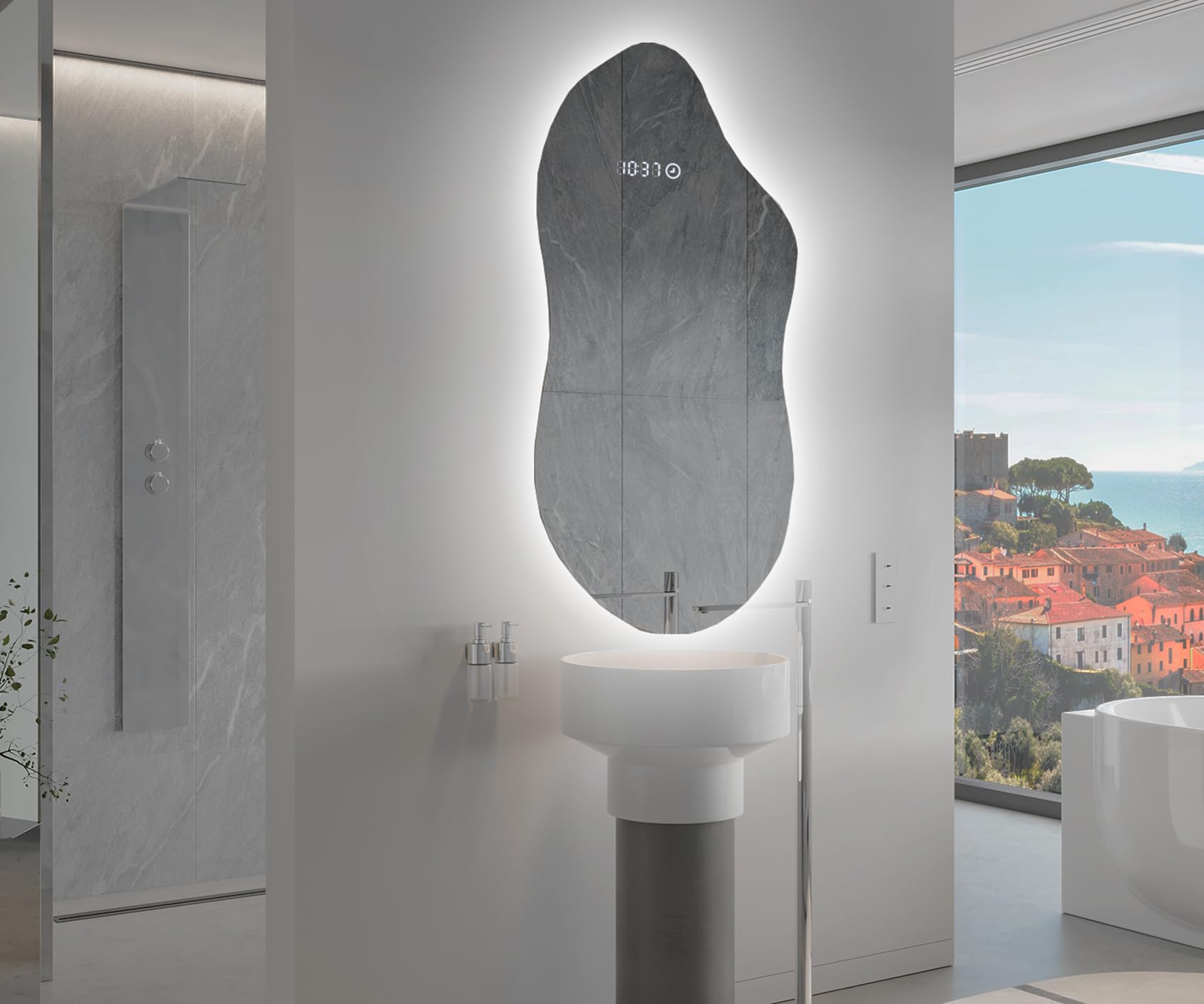 artforma-fas221-led-badspiegel-oval-54x94-cm-rahmenlos image 1