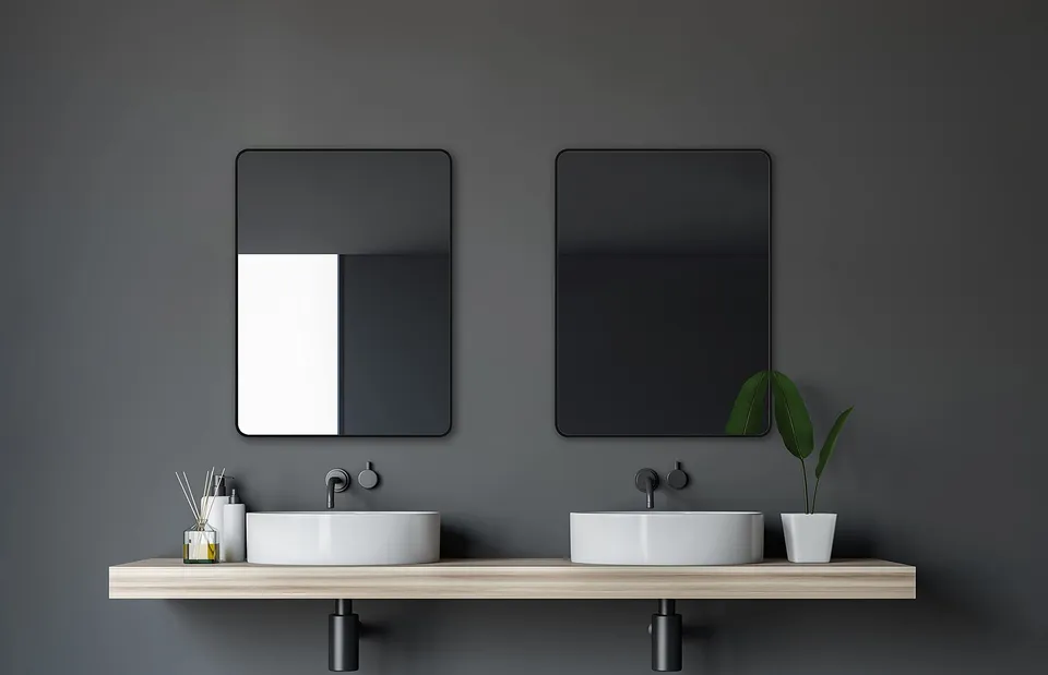 talos-black-living-spiegel-80-x-60-cm-badspiegel-schwarz-aluminiumrahmen image 1