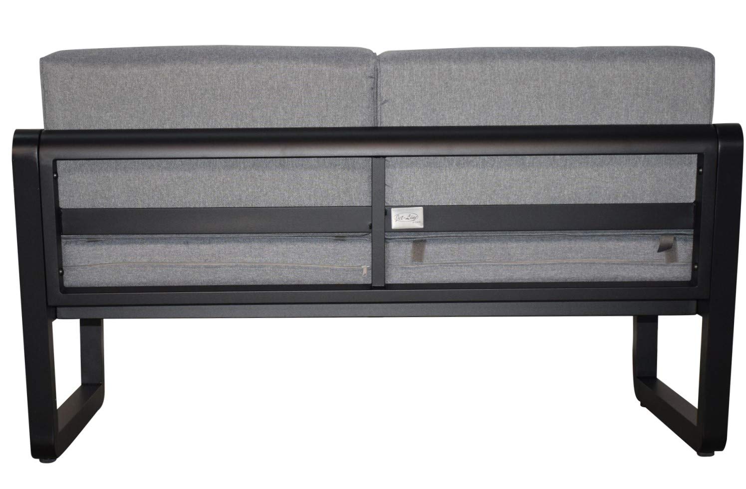 jet-line-delfi-gartenlounge-aluminium-schwarz-lounge-set-mit-tisch-und-kissen image 6