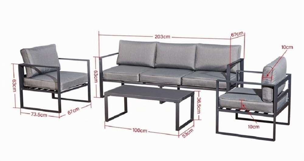 jet-line-kreta-ii-xxl-gartenlounge-set-grau-alu-sofa-2-sessel-tisch image 7