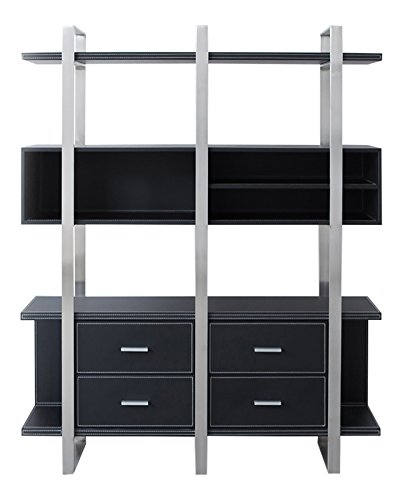 jet-line-brindisi-aktenschrank-b-roschrank-lederoptik-schwarz-180x150x32-cm-edel image 7