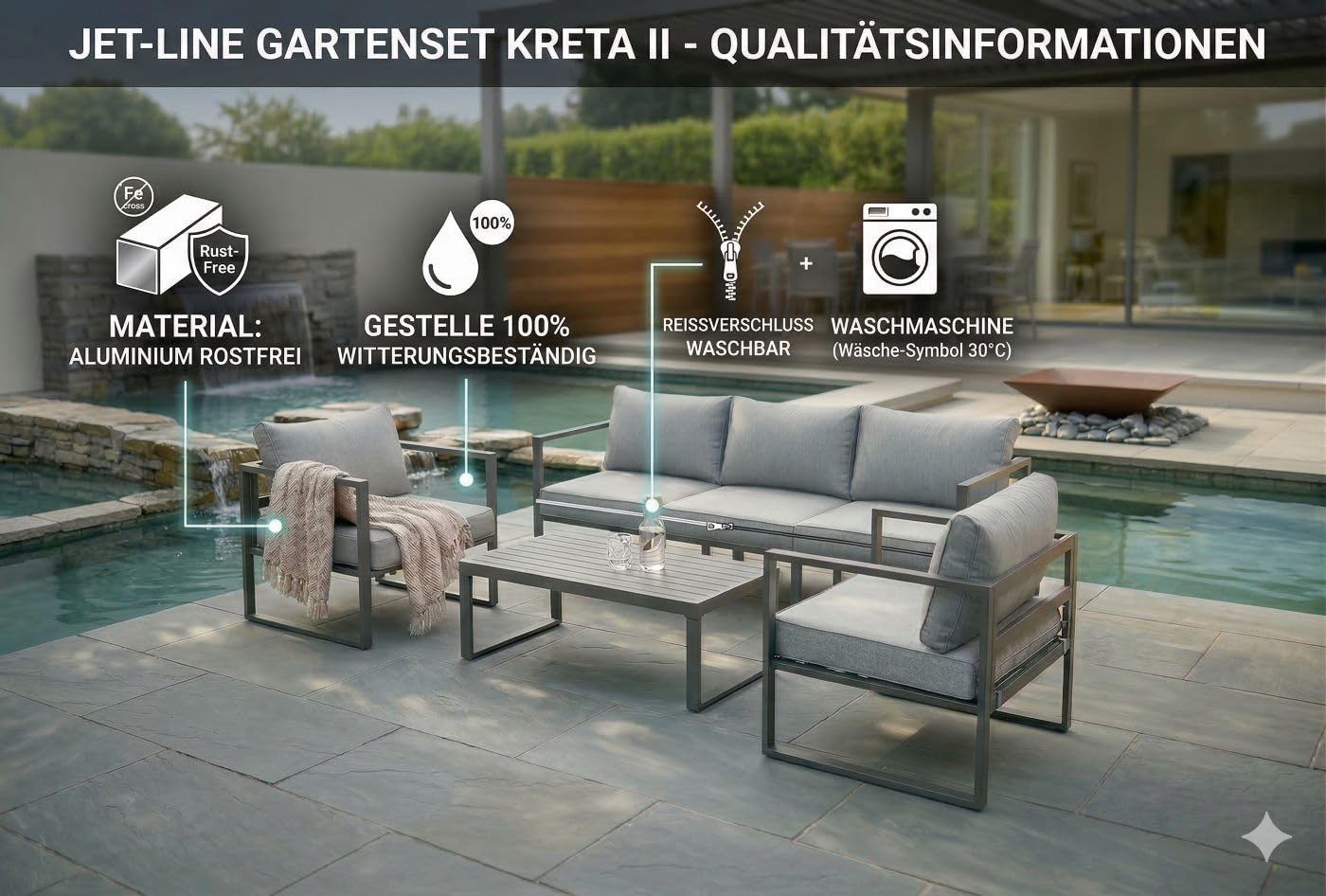 jet-line-kreta-ii-xxl-gartenlounge-set-grau-alu-sofa-2-sessel-tisch image 3