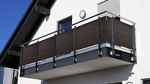 jet-line-premium-polyrattan-balkonsichtschutzmatte-100-x-90-cm-dunkelbraun image 7