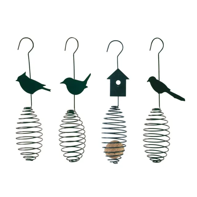 jet-line-futterfeder-4-teilig-gr-n-vogelfutter-spirale-35-2-cm image 1