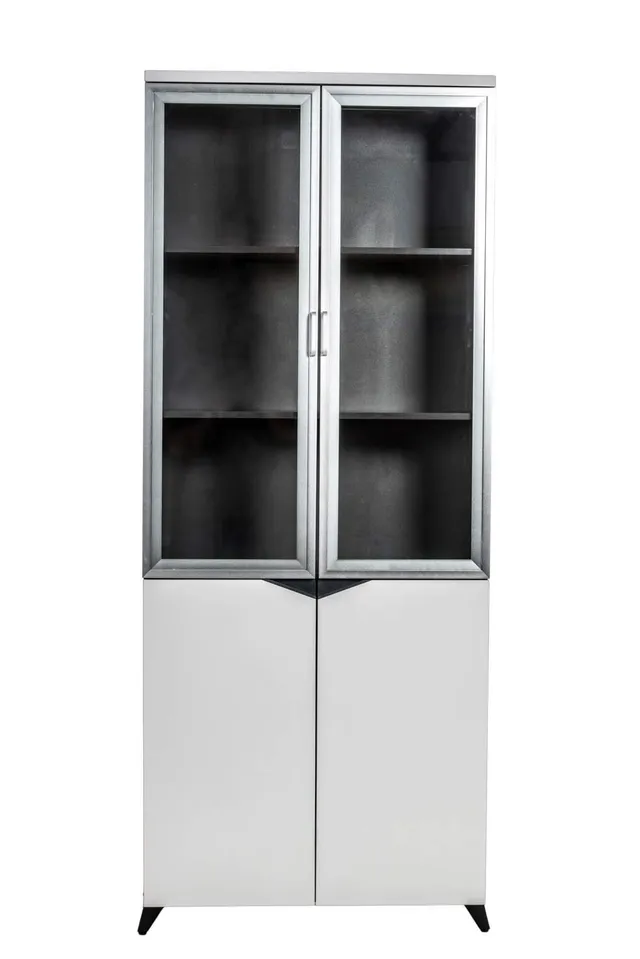 jet-line-carlo-aktenschrank-200-cm-wei-anthrazit-mit-2-glast-ren image 1