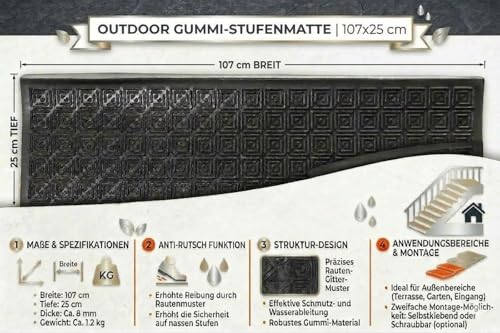 jet-line-amalia-stufenmatten-gummi-25x107-cm-5-stk-schwarz-rutschhemmend image 5