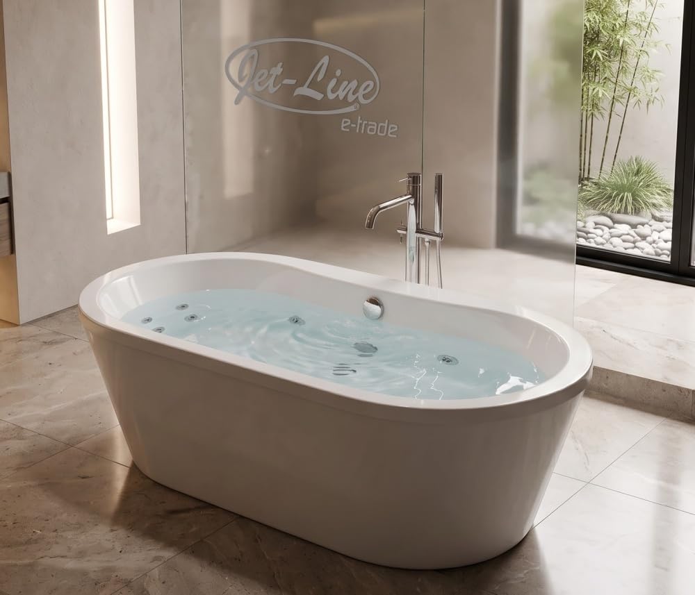 jet-line-ossanta-freistehende-whirlwanne-wei-170-x-80-x-58-cm-mit-massaged-sen-u image 2