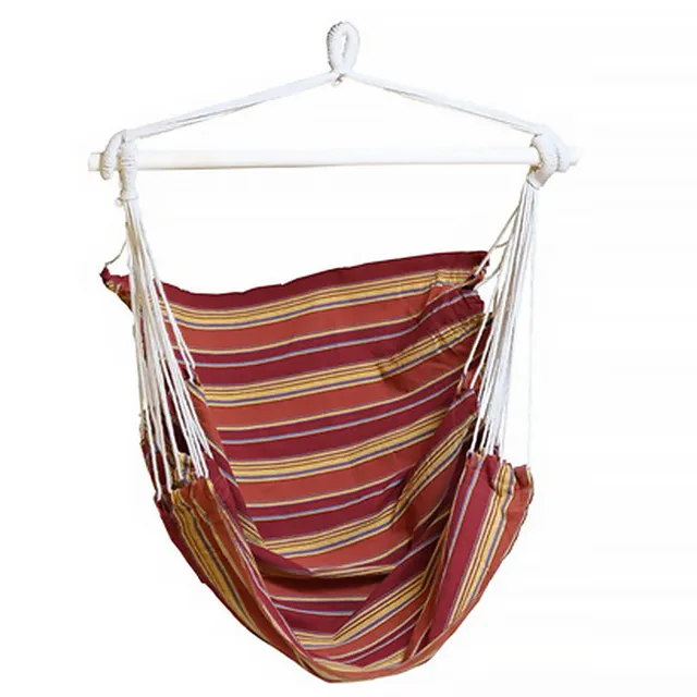 jet-line-h-ngesessel-relax-iii-rot-orange-gestreift-baumwolle-130x110-cm image 1