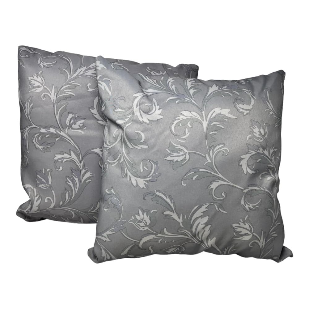 jet-line-nizza-deko-kissen-40x40cm-grau-floral-2er-set-outdoor-mit-f-llung image 1