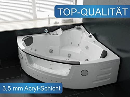 jet-line-whirlpool-villa-carlotta-1-4-x-1-4-m-eck-badewanne-2-personen-spa-mit-h image 8