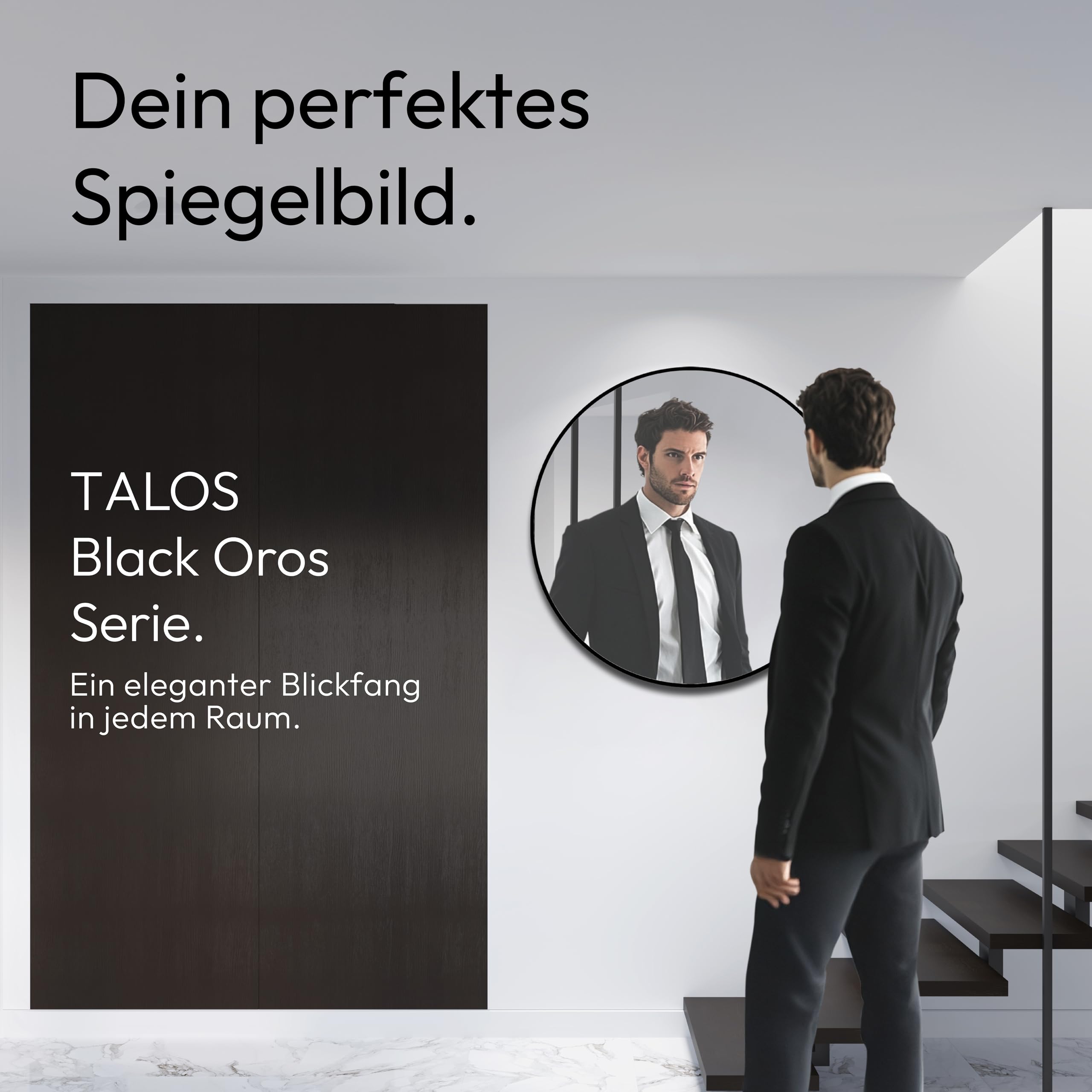 talos-black-oros-runder-wandspiegel-100-cm-badspiegel-matt-schwarz-mit-aluminium image 2