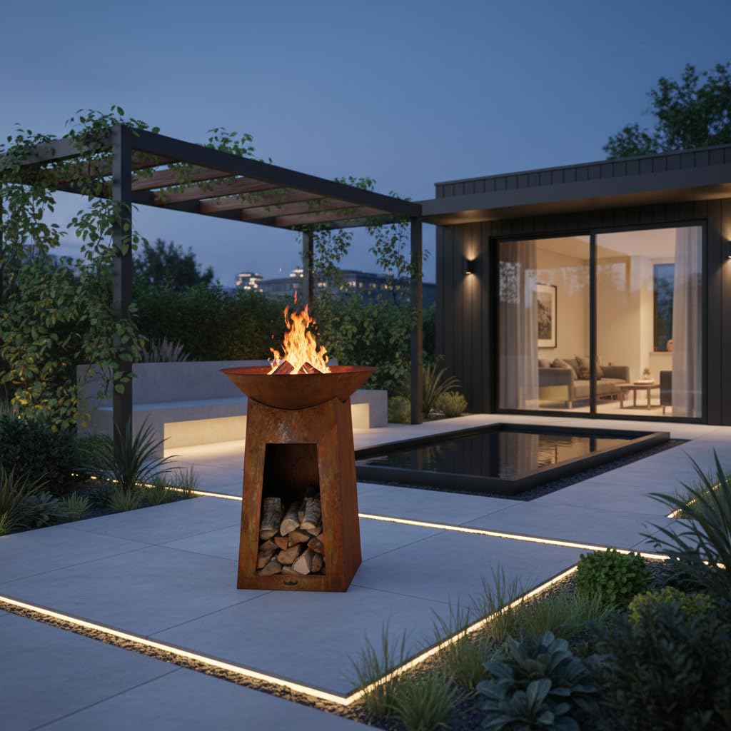 jet-line-cambridge-firebowl-design-feuerstelle-110-cm-terrassenofen-mit-holzspei image 2