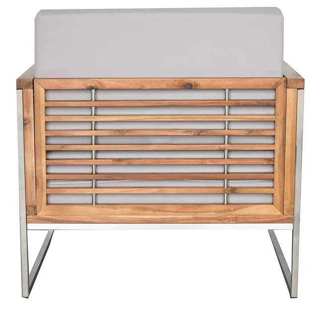 jet-line-artemis-sessel-akazienholz-edelstahl-lounge-sessel-inkl-kissen image 1