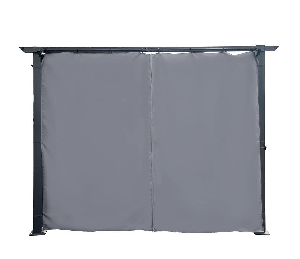 jet-line-pavillon-luxor-seitenvorhang-3-m-2er-set-anthrazit image 2