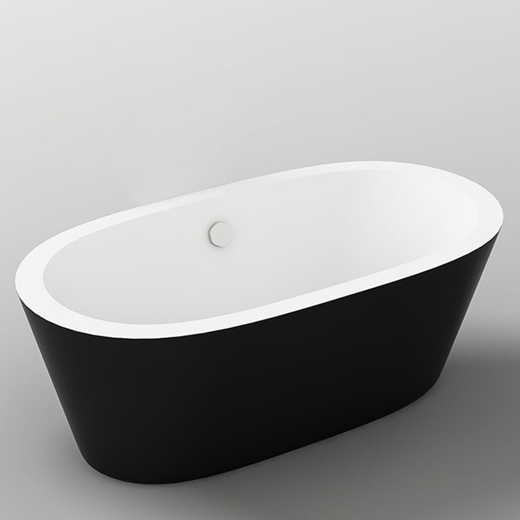 jet-line-badewanne-maggiore-iii-freistehend-oval-170x80-cm-schwarz image 3