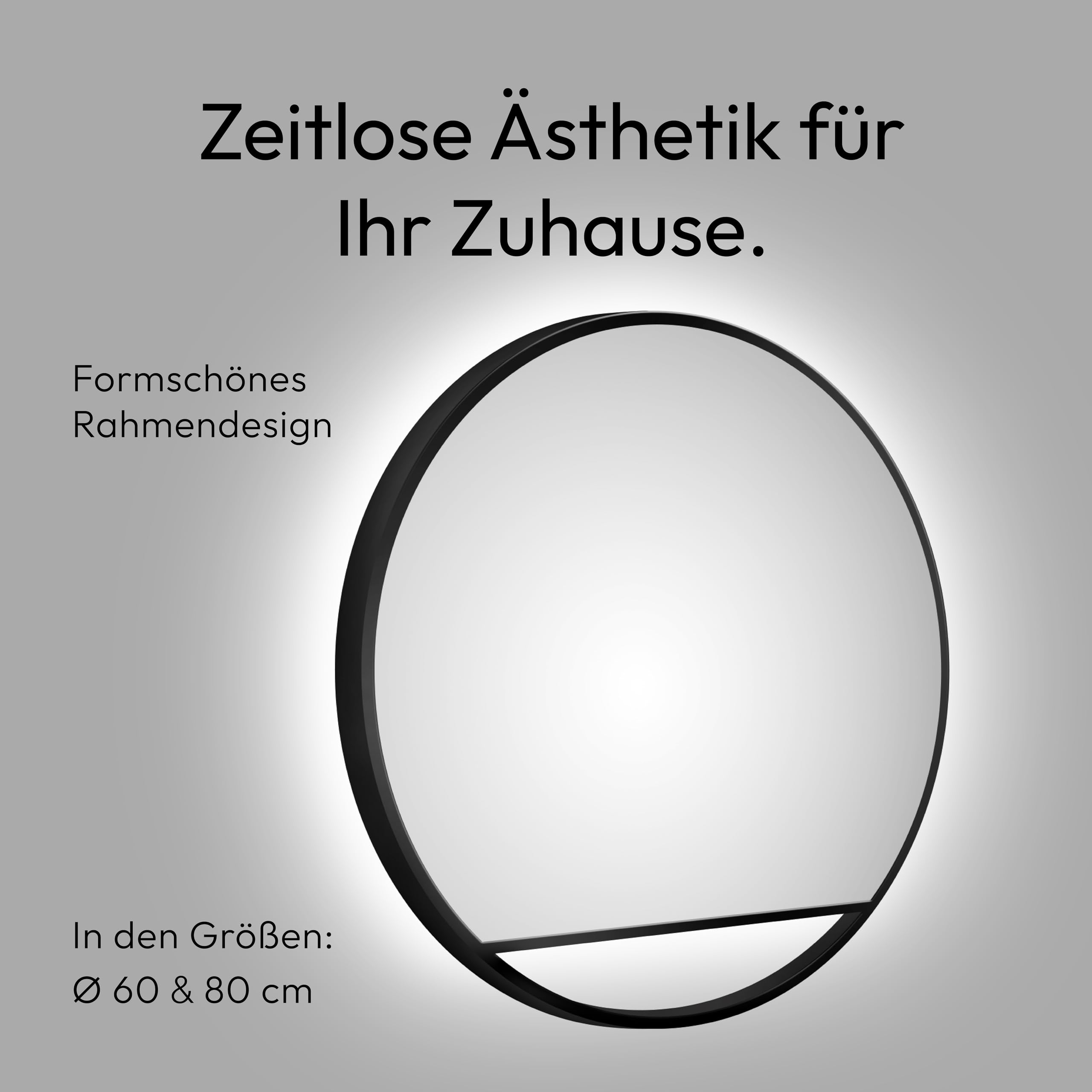 talos-wandspiegel-black-hole-light-led-schwarz-matt-60-cm image 5