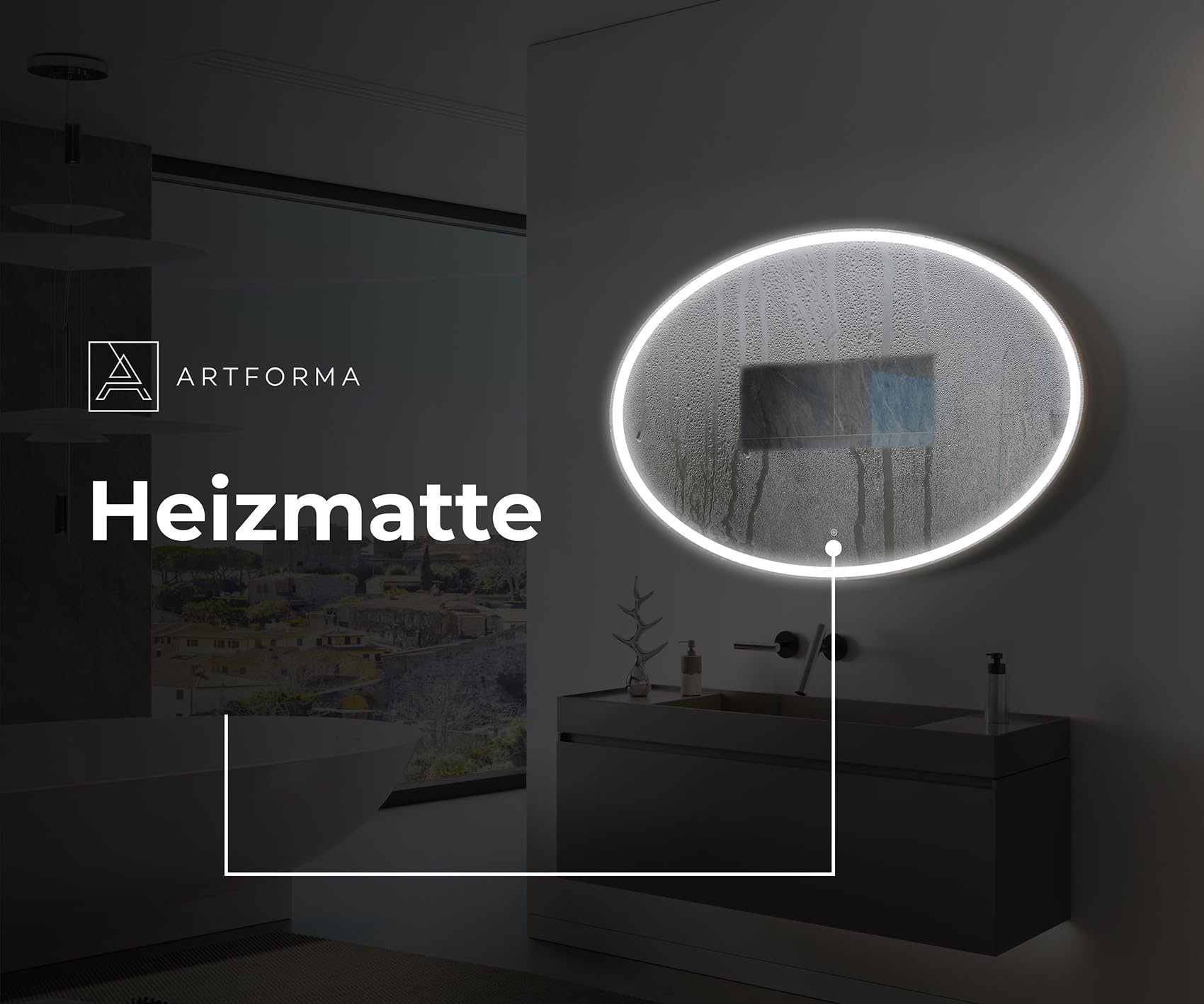 artforma-eli227-led-badspiegel-130x60-cm-oval-mit-rahmen image 8