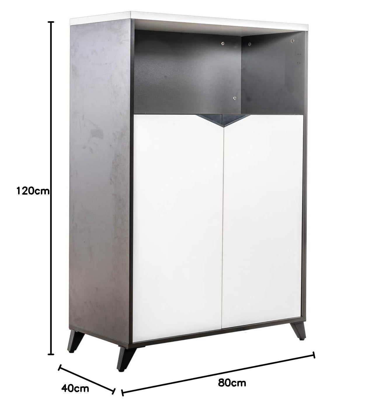 jet-line-claudio-sideboard-120-cm-wei-anthrazit-mit-soft-close image 2