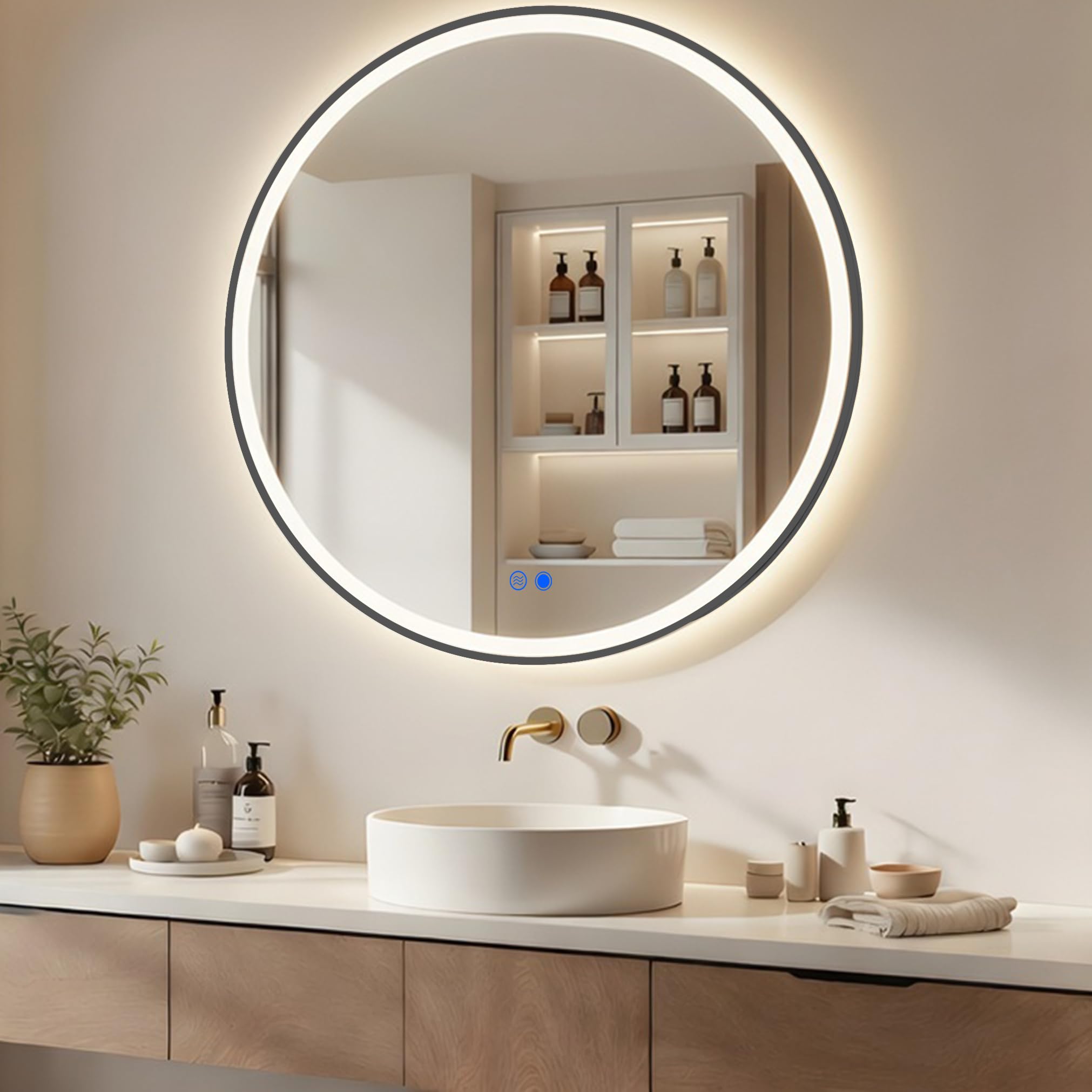 artforma-mch003-led-badspiegel-rund-60-cm-gold-geb-rstet-mit-heizung image 8