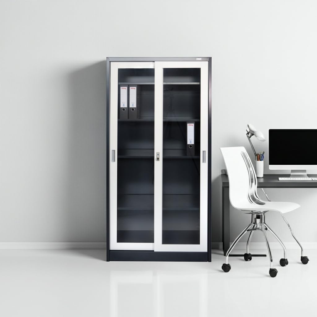 jet-line-aktenschrank-st-petersburg-90x40x185-cm-dunkelgrau-wei-glas-schiebet-re image 4
