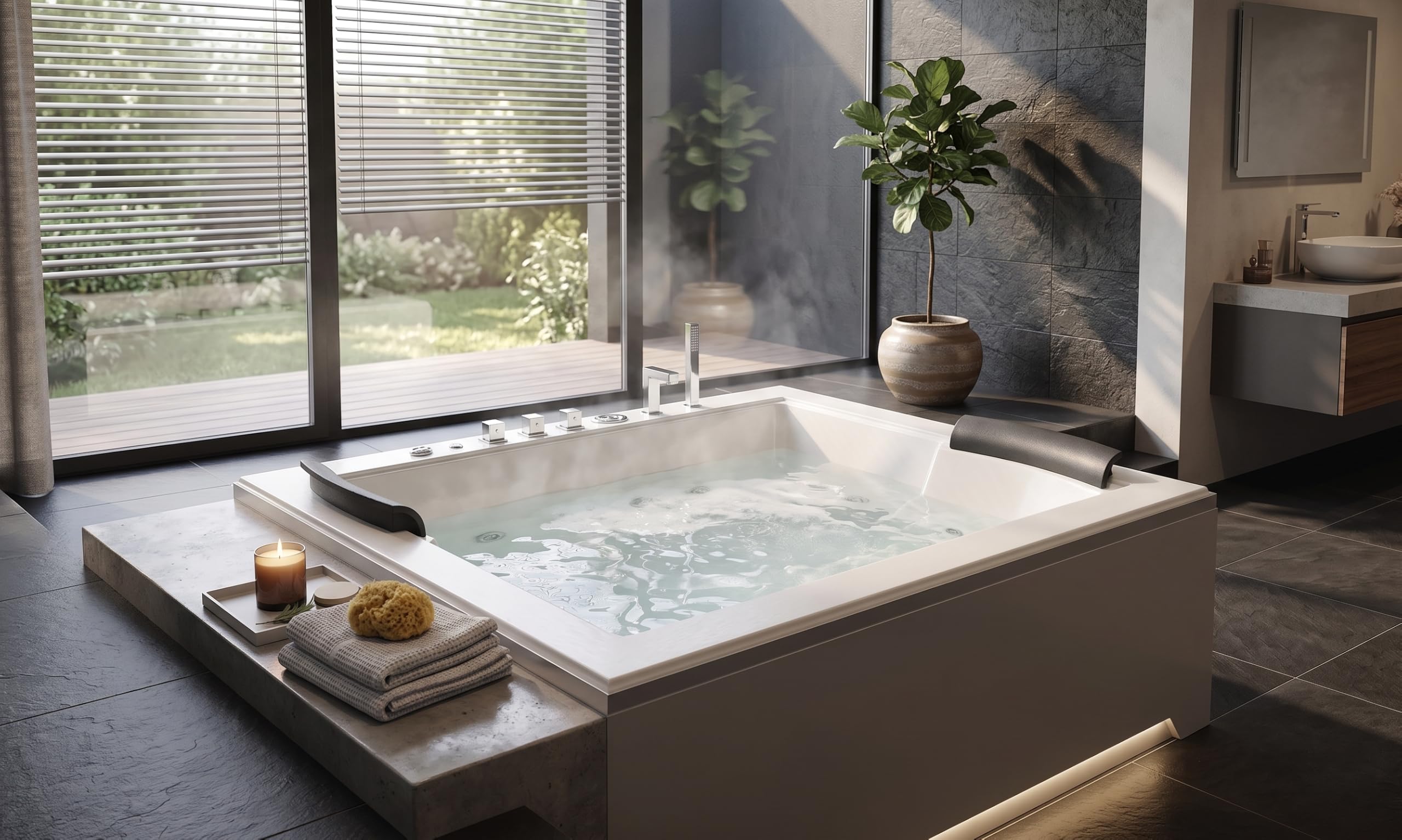 jet-line-whirlwanne-babilon-ii-xxl-eck-badewanne-wei-2-personen-180x141-5-mit-he image 2